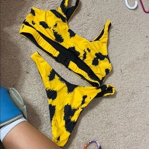 Printed bathing suit